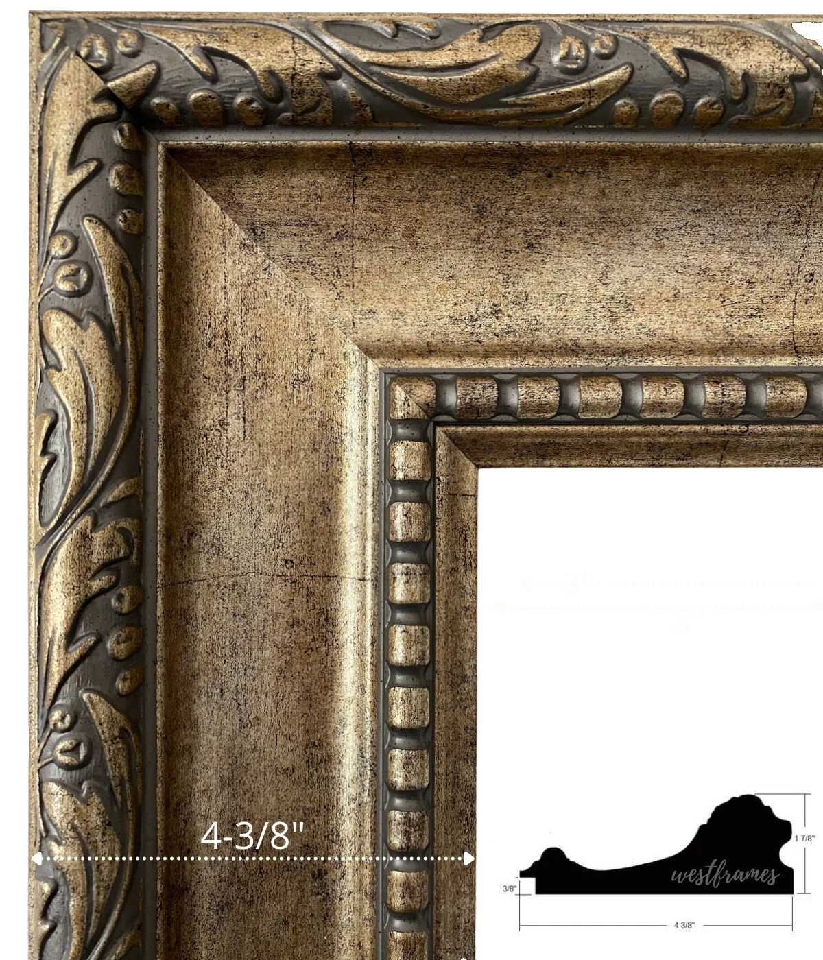 Rectangle Metal Victorian Picture Frames