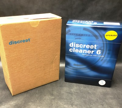 Discreet Cleaner 6 Upgrade for Mac - Audio/Video Media Encoding Software
