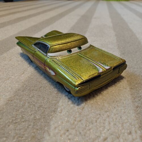 Disney Pixar Cars Auto 1:55 - Ramone gelb gold Chevrolet Impala - MATTEL - Bild 1 von 4