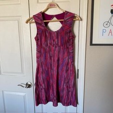 prAna Azalea Rainblur Alec Sleeveless Athletic Dress Multi-Color Women's Small