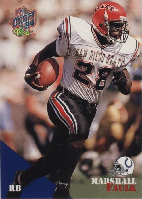 1994 Classic NFL Draft Marshall Faulk #3 - 1 of 2
