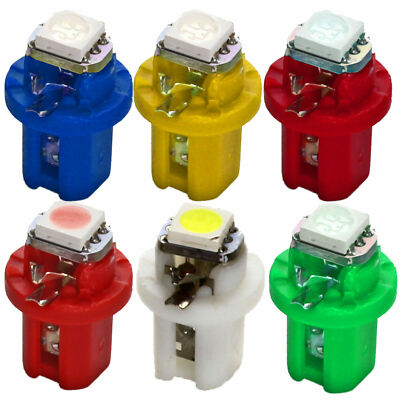 Tacho Beleuchtung LED 5050 SMD B8.5d BAX10D in unterschiedliche Farben
