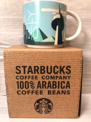 Seoul Südkorea Starbucks Kaffeetasse Becher 14oz NEU im Karton blauer Himmelsturm - Bild 1 von 11