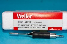 Końcówka lutownicza WELLER RT 11 , 3,6 x 0,9 mm, końcówka dłuta do WMRP, WXMP