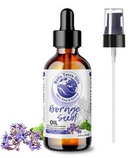 Natural Pure Borage Seed Oil - 2oz  Premium Cold-Pressed Oil for Skin  Hair Ca
