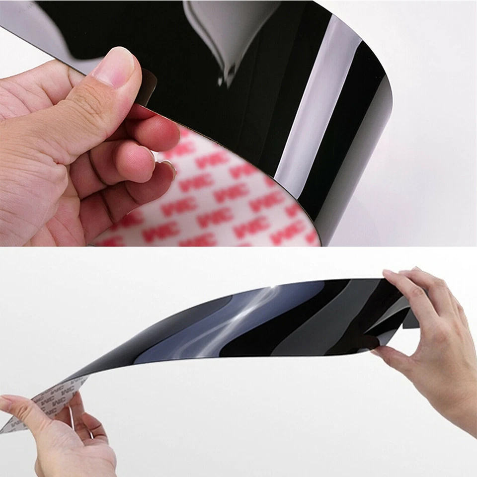 Black Pillar Post Cover Window Molding Protector Trims For 10th Honda Civic 4dr - Image 4 of 4