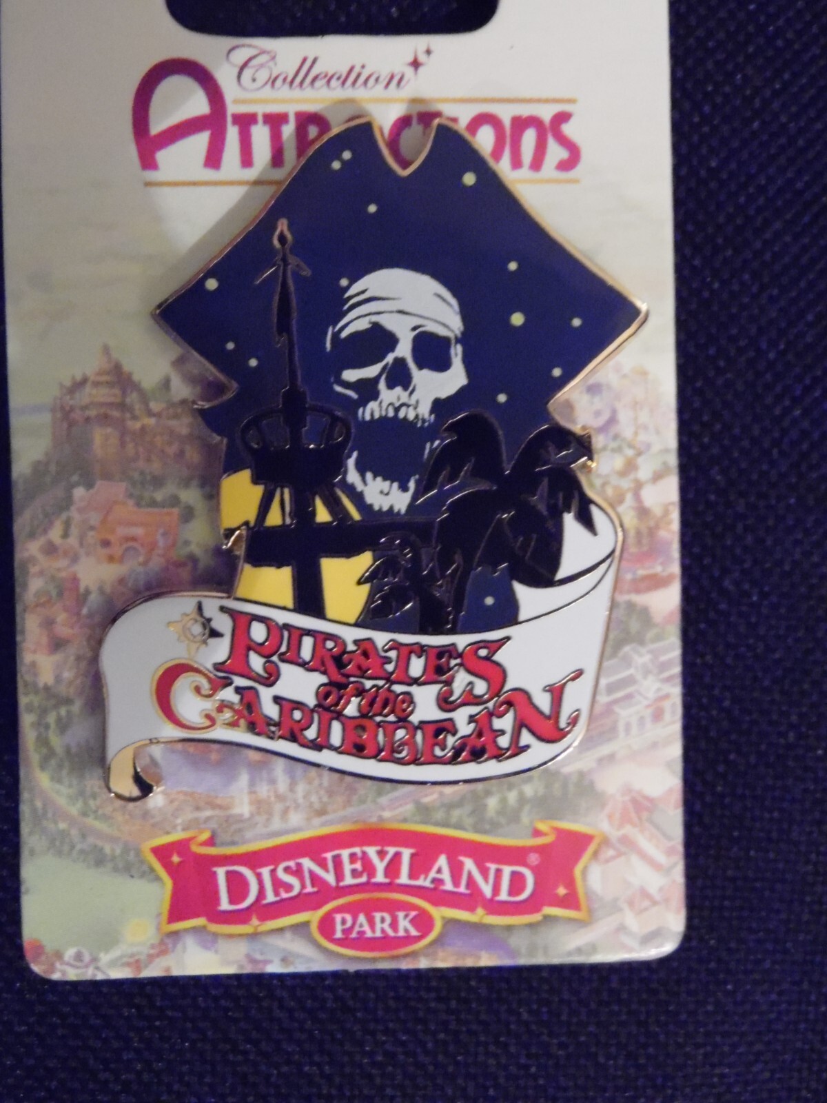 PINS DISNEY DISNEYLAND PARIS :  ATTRACTION PIRATES OF THE CARIBBEAN PARIS PARK‏