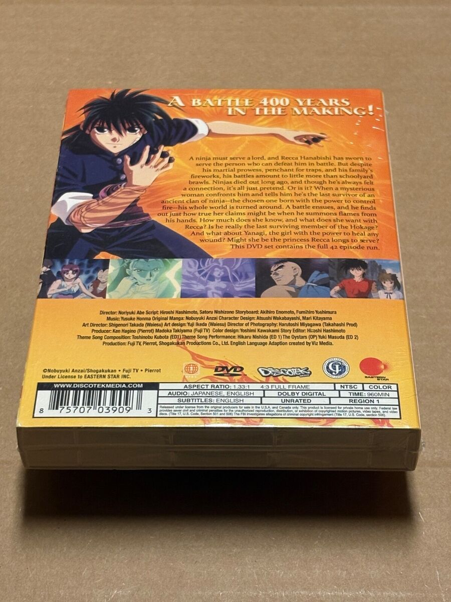 Flame of Recca Complete TV Series (DVD) for sale online | eBay Flame of Recca Complete TV Series (DVD) for sale online | eBay