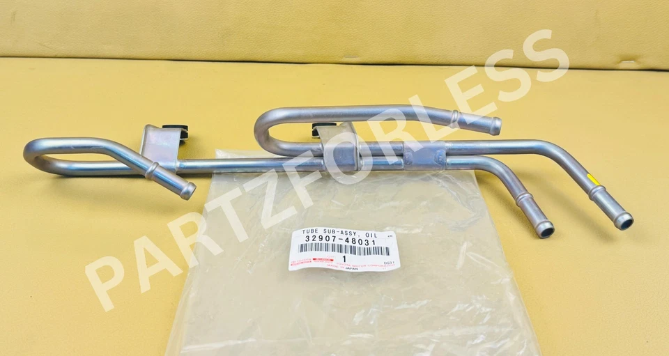 32907-48031 lexus GENUINE OIL COOLER TUBE SUB-ASSY, OUTLET, NO.2 3290748031 - Image 4 of 4