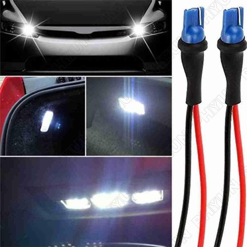 6*Wire Pigtail Male 194 168 Two Harness Front Side Marker Light Bulb Cable Plug - Picture 3 of 12
