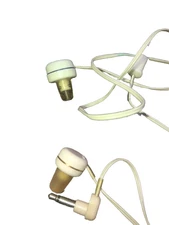 Lot Of 2 Unbranded Marked Japan Transistor Radio Single Ear Bud Headphone 2