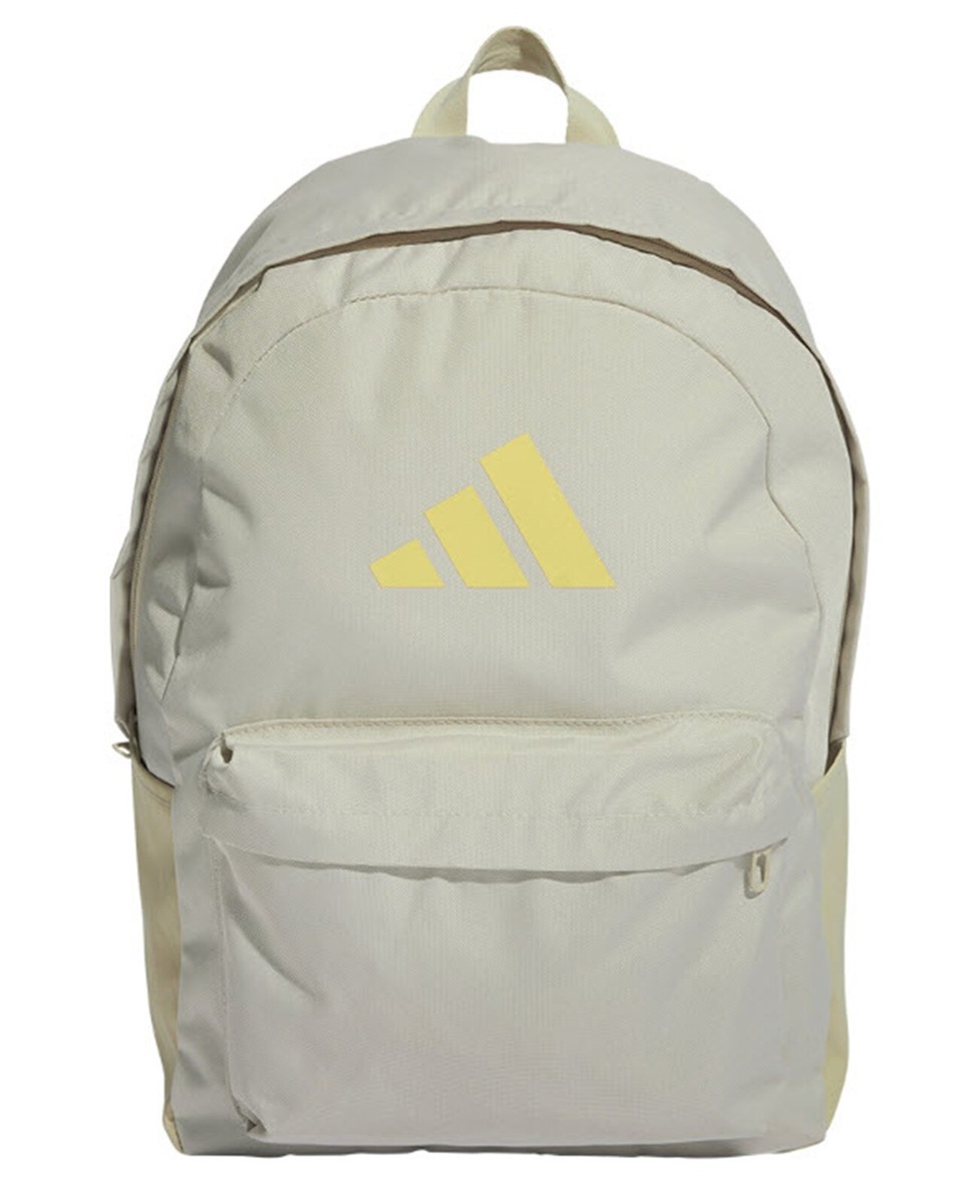 バッグ POLY DAILY LOGO BACKPACK Adidas Unisex Classic 3-BAR Logo Backpack Beige Bags School