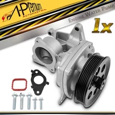 Water Pump w/ Pulley & Housing for Chevrolet Colorado Impala Malibu GMC Canyon
