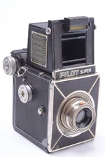 ✅ KW PILOT SUPER 6X6 120 ROLL FILM CAMERA W/ LUDWIG PILOTAR 75MM 4.5 LENS