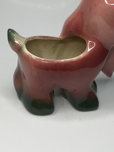 Hull Pottery Dog Pink Puppy Planter Big Sad Eyes Cocker Spaniel 1950s Vintage - Picture 13 of 23