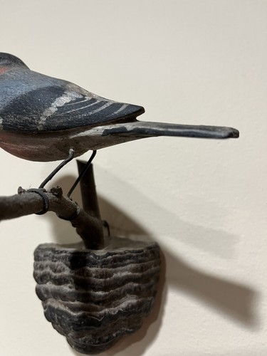 AAFA Primitive PA Folk Art Bird. Mid 1800’s. Glass Eyes. Amazing Paint - Picture 5 of 20