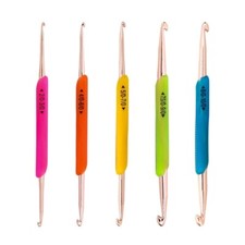 5 Pcs Crochet Needle Double Head Crochet Hook Set Knitting Needle for Knitting