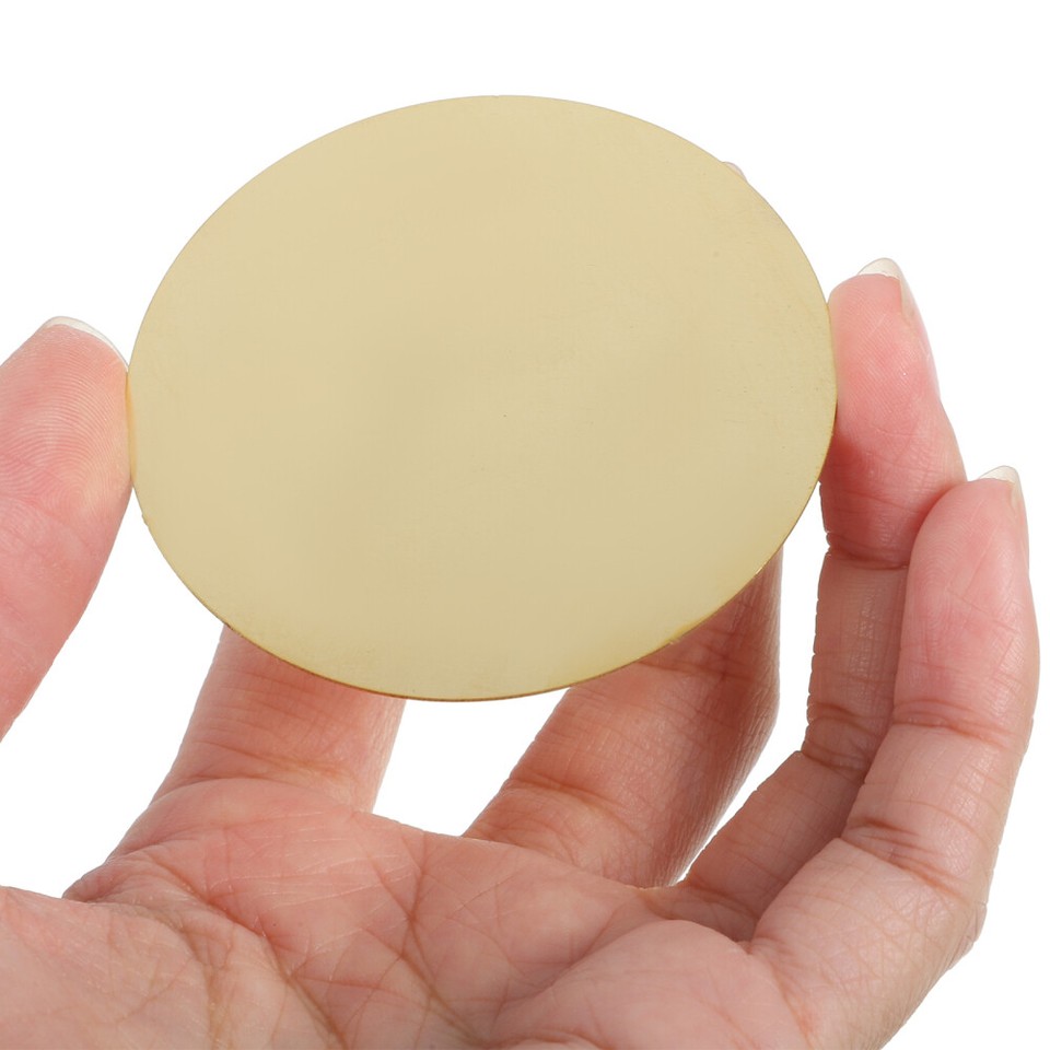 2pcs Brass Jewelry Making Sheet Brass Plate Metal Plate Crafting Sheet