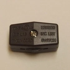  BROWN ON/OFF IN LINE SWITCH FOR 18/2 SPT-2 LAMP CORDS LAMP PART NEW 30078J