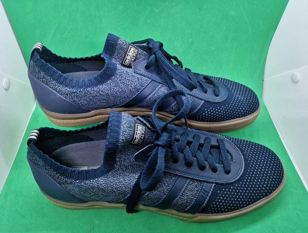 Adidas Lucas 22752 Puig Premiere Primeknit Skateboarding Navy Blue Shoes Sz 12.5