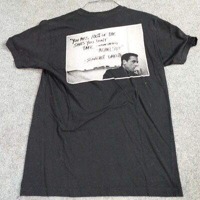 Slingshot Dakota Mens Shirt Medium Black Double Sided Miss 100%The Shots