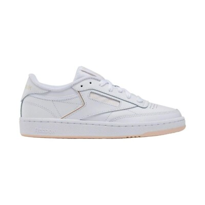 Women Reebok Club C Tennis Shoes Sneakers Size 9 White Pink 100033091