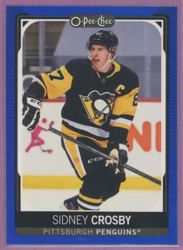 2021 21-22 OPC O-PEE-CHEE BLUE BORDER PARALLEL PENGUINS SIDNEY CROSBY #418 - 第 1/1 張圖片