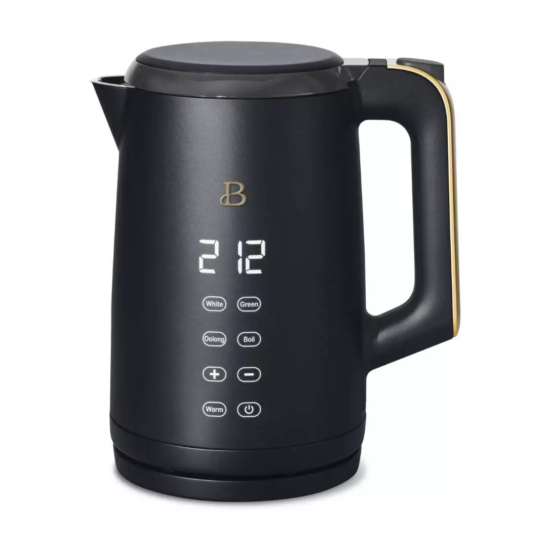 1.7L Programmable Temperature Kettle with Touch Activated Display Electric  Black