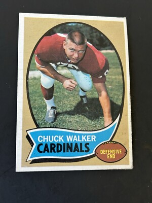 1970 Topps Football #133 Chuck Walker EX Saint Louis Cardinals Duke ...