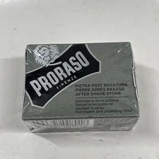 PRORASO Post Shave Stone | Natural Astringent for Aftershave Relief Italy NEW