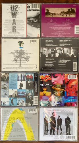 INSTANT U2 COLLECTION of 8 CDs "WAR" - "POP" plus one more. CDs are VG/EX - Imagen 3 de 4