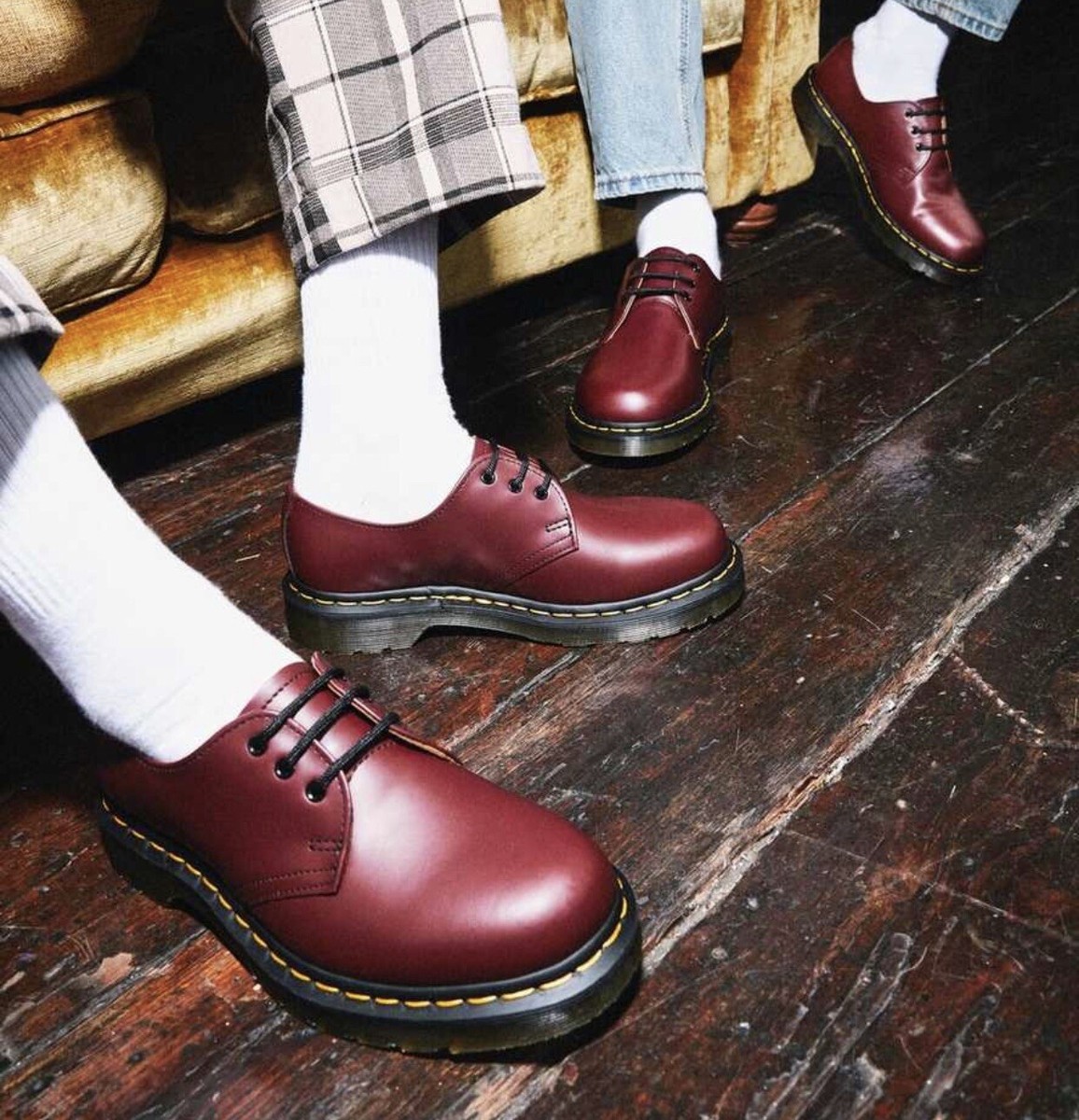 DR MARTENS CHERRY RED SMOOTH LEATHER | eBay