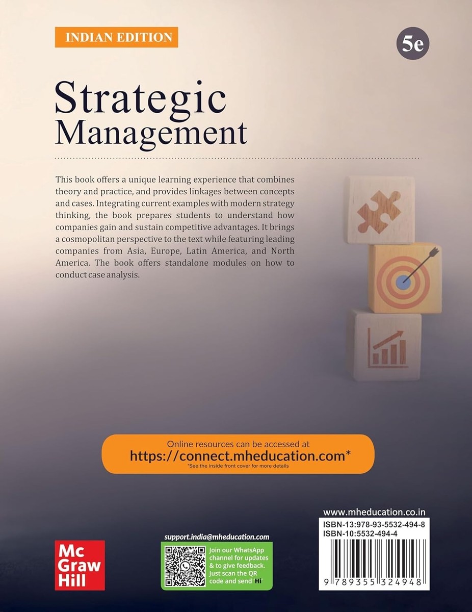 ビジネスストラテジー FT PUBLISHING 4-7DAYS DELIVERY- Strategic Management by Frank T. Rothaermel, 5TH