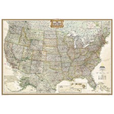 NATIONAL GEOGRAPHIC MAPS NGMRE00620117 United States Executive Map Enlarged And