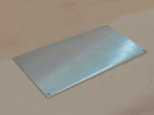 Electronics Front Panel Aluminum repair plate escutcheon 2.75 in x 5.1 in  