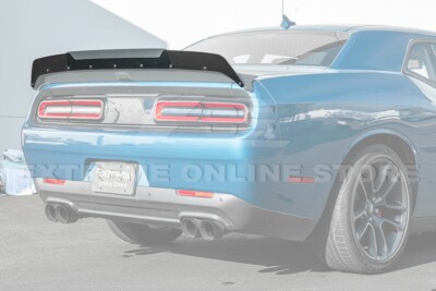 For 08-Up Dodge Challenger | SRT Hellcat Redeye Wing Smoked Wickerbill Spoiler
