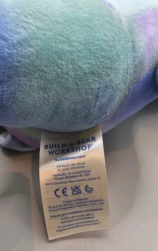 Build A Bear Stitch Disney Ostern Batik mit Schleife Stofftier Plüschtier B-A-B Workshop - Bild 7 von 11