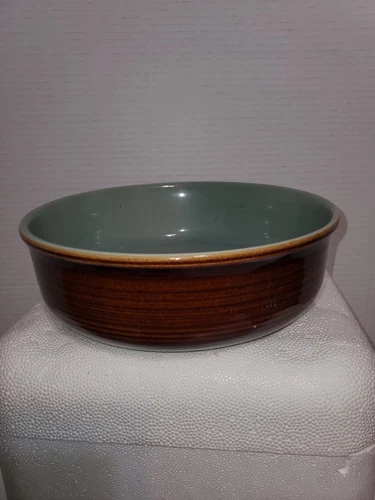 Red Wing Pottery Stoneware Village Green Round Serving Bowl 9" Across