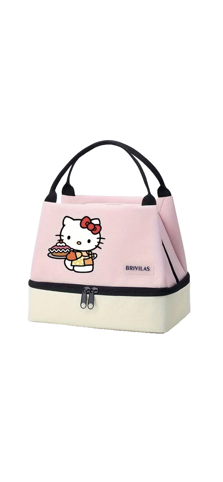Sanrio HELLO KITTY Insulated Lunch Bag with Bottom Compartment PINK | eBay