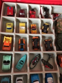 45 Micro Machines + Car Collector Case!Muscle Cars-Monster Trucks- Nice Lot Look