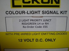 Eckon ES5 00 Gauge 2-2 Aspect Home Light Priority Junction