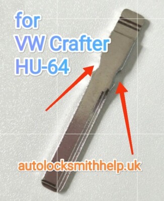 10pcs HU-64 ks30A for VW Crafter Key Blade Fits for KeyDIY/Xhorse