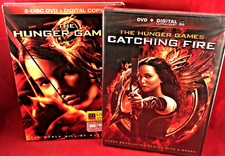 The Hunger Games + Catching Fire (DVD, 2013) Lot of 2