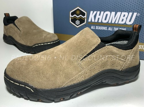 KHOMBU Men's Liam Slip-On Shoes ~ Brown 