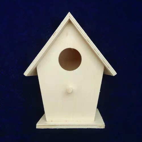 Casa para pájaros infantiles para nido al aire libre árbol de Navidad hágalo usted mismo casa para pájaros colgante
