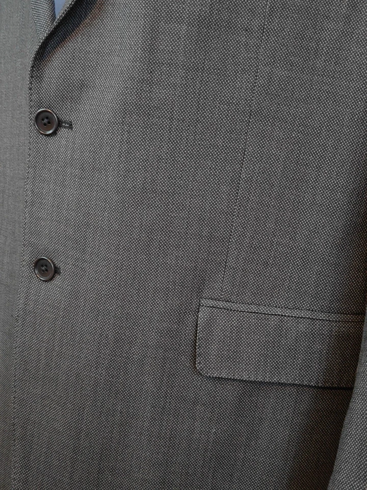 🇺🇲 Blazer Abrigo Deportivo Brooks Brothers Madison Para Hombres 46R Carbón 2 Botones  Foto 4 de 4