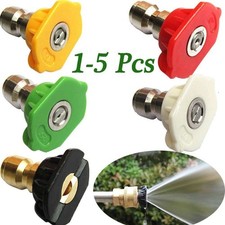 1-5Pcs Pressure Washer Spray Tips Nozzles High Power Kit Quick Connect 1/4" Set