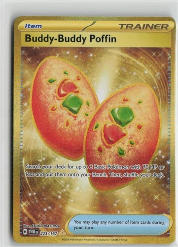 Buddy-Buddy Poffin Holo Hyper Rare SV06: Twilight Masquerade 223/167 NM