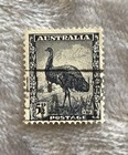 Australia Blue 5 1/2d Ostrich Stamp ML1