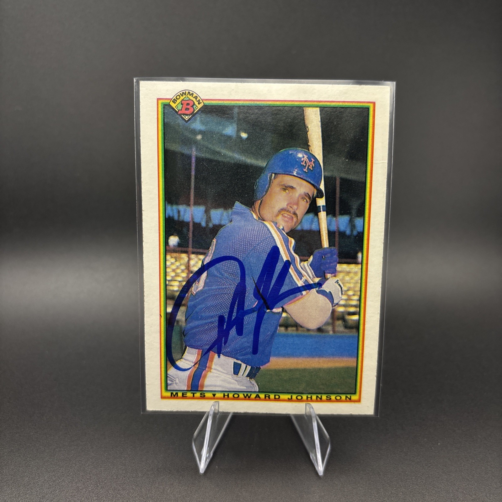 1990 Bowman - Howard Johnson #133 - Autograph